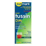 Sunmark Tussin DM Cough & Congestion Liquid, Raspberry Flavor - 8 oz