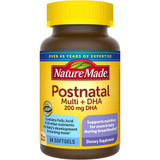 Nature Made Postnatal Multi+ DHA 200 mg Softgels - 60 ct