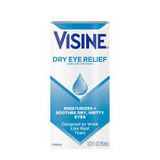 Visine Tears Dry Eye Relief Lubricant Eye Drops - 0.5 oz