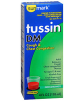 Sunmark Tussin DM Cough & Chest Congestion Liquid - 4 oz