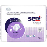 Seni Night Shaped Pads Heavy Absorbency - 6 pks of 8
