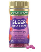Nature’s Bounty Sleep Jelly Beans with Melatonin Mixed Berry Flavor - 80 ct