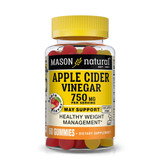 Mason Natural Apple Cider Vinegar 750 mg Gummies, Apple Flavor - 60 ct