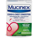 Mucinex Cough & Congestion High Blood Pressure Liquid Gels - 16 ct