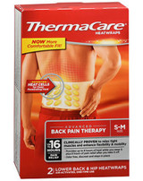 ThermaCare HeatWraps Lower Back & Hip Size S-M - 2 ct