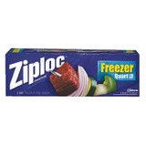 Ziploc Freezer Bags, Blue, 20 Ct - 1 Pkg