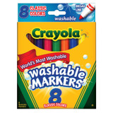 Crayola Classic Broad Line Markers, Washable - 1 Pkg