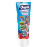 Orajel Anticavity Fluoride Toothpaste, Paw Patrol Bubble Berry - 4.2 oz