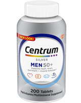 Centrum Silver Men 50+ Multivitamin/Multimineral Supplement Tablets - 200 ct