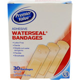 Premier Value Waterseal Bandage 3/4"X3" - 30ct
