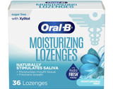 Oral-B Moisturizing Lozenges Moisturizing Mint - 36 ct