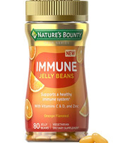 Nature's Bounty Immune Jelly Beans Orange Flavored - 80 ct