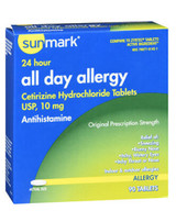 Sunmark All Day Allergy Tablets - 90 ct
