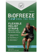 Biofreeze Flexible Relief Strips - 4 ct