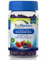 TruBiotics Daily Probiotic Supplement Sugar Free Gummies Mixed Berry - 50 ct