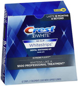 Crest 3D No Slip Whitestrips Dental Whitening Kit 21 Treatments