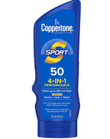 Coppertone Sport Sunscreen Lotion 4-In-1 Performance SPF 50 - 7 oz