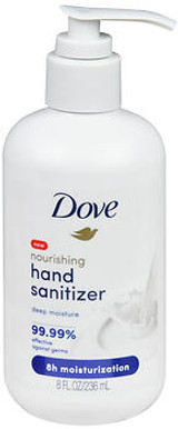 Dove Nourishing Hand Sanitizer Deep Moisture - 8 oz