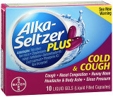 Alka-Seltzer Plus Cold & Cough Liquid Gels - 10 ct