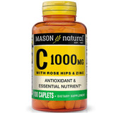 Mason Natural C 1000 mg with Rose Hips & Zinc Caplets - 100 ct