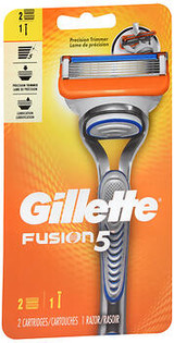 Gillette Fusion 5 Razor and Cartridges - Each