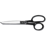 Westcott Forged Nickel Plated Straight Office Scissors, 8 in, Black