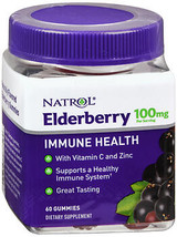 Natrol Elderberry 100 mg Per Serving Gummies - 60 ct
