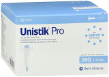 Unistik Pro Top Activated Safety Lancets Low Flow 28G 1.2mm - 200 ct
