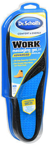 Dr. Scholl's Comfort & Energy Work Massaging Gel Advanced Insoles Men's 8-14 - 1 pr