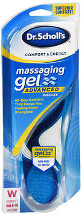 Dr. Scholl's Comfort & Energy Massaging Gel Advanced Insoles Women's