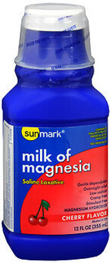 Sunmark Milk of Magnesia Cherry Flavor - 12 oz