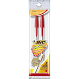 Ball Point Pens 2Pk, Red, Medium - 1 Pkg