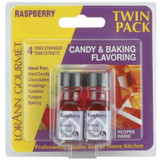 Twin Pack Flavoring Oils, Candy/Baking, Raspberry, 2X.125 - 1 Pkg
