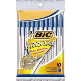 Bic Stix Pen 10pk, Blue - Medium