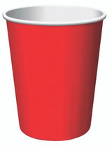 Solid Color Hot/Cold Cups - Classic Red, 9 oz