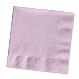 Solid Color Beverage Napkin, Classic Pink, 50 Ct - 1 Pkg