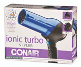 Conair Ionic Shine Turbo Styler Hair Dryer - Blue, 1875W