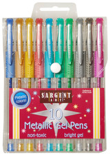 Metallic Gel Pens - 10 ct, Asst