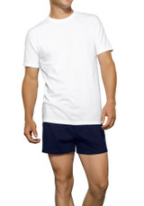 Men's White Crew Neck T-Shirts 3-Pack, White, 2Xl - 1 Pkg