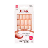 KISS Salon Acrylic Natural Nails 28pc Euphoria- 1pkg