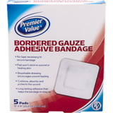 PV Gauze Pad Border Island - 4x4"