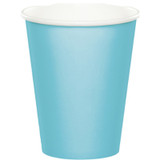 Solid Color Hot/Cold Cups, Pastel Blue, 9 oz - 1 Pkg