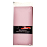 Solid Color Plastic Tablecover, Classic Pink, 54X108" - 1 Pkg