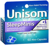 Unisom Nighttime Sleep-Aid SleepMinis Mini-Capsules - 60 ct