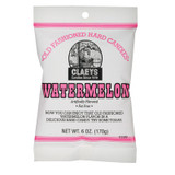 Claeys Hard Candies, Watermelon, 6 oz - Each