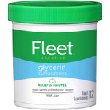 Fleet Glycerin Suppositories, Adult - 12 ea.