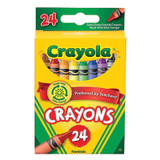 Crayola Crayons, Assorted, 24Ct. - 1 Pkg