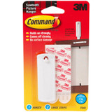 Command Sawtooth Adhesive Picture Hanger, White - 1 Pkg