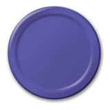 Solid Color Dinner Plates, Purple, 9" - 1 Pkg