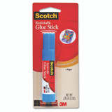 Scotch Restickable Adhesive Glue Stick - .49 oz